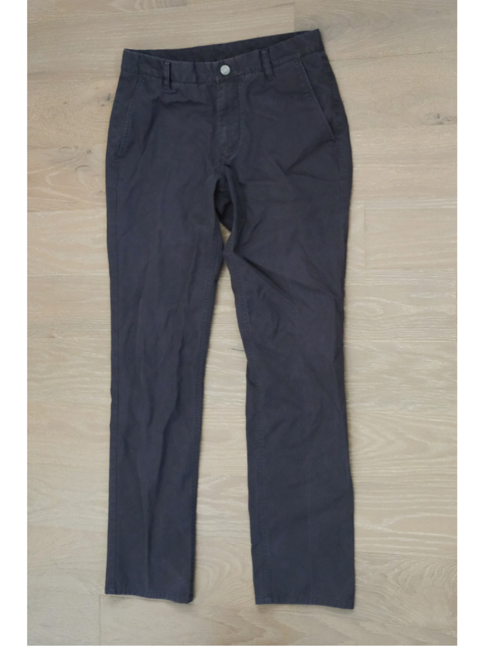 Bonobos Washed Chinos Men’s 31x32 Slim Straight Pants Charcoal Gray